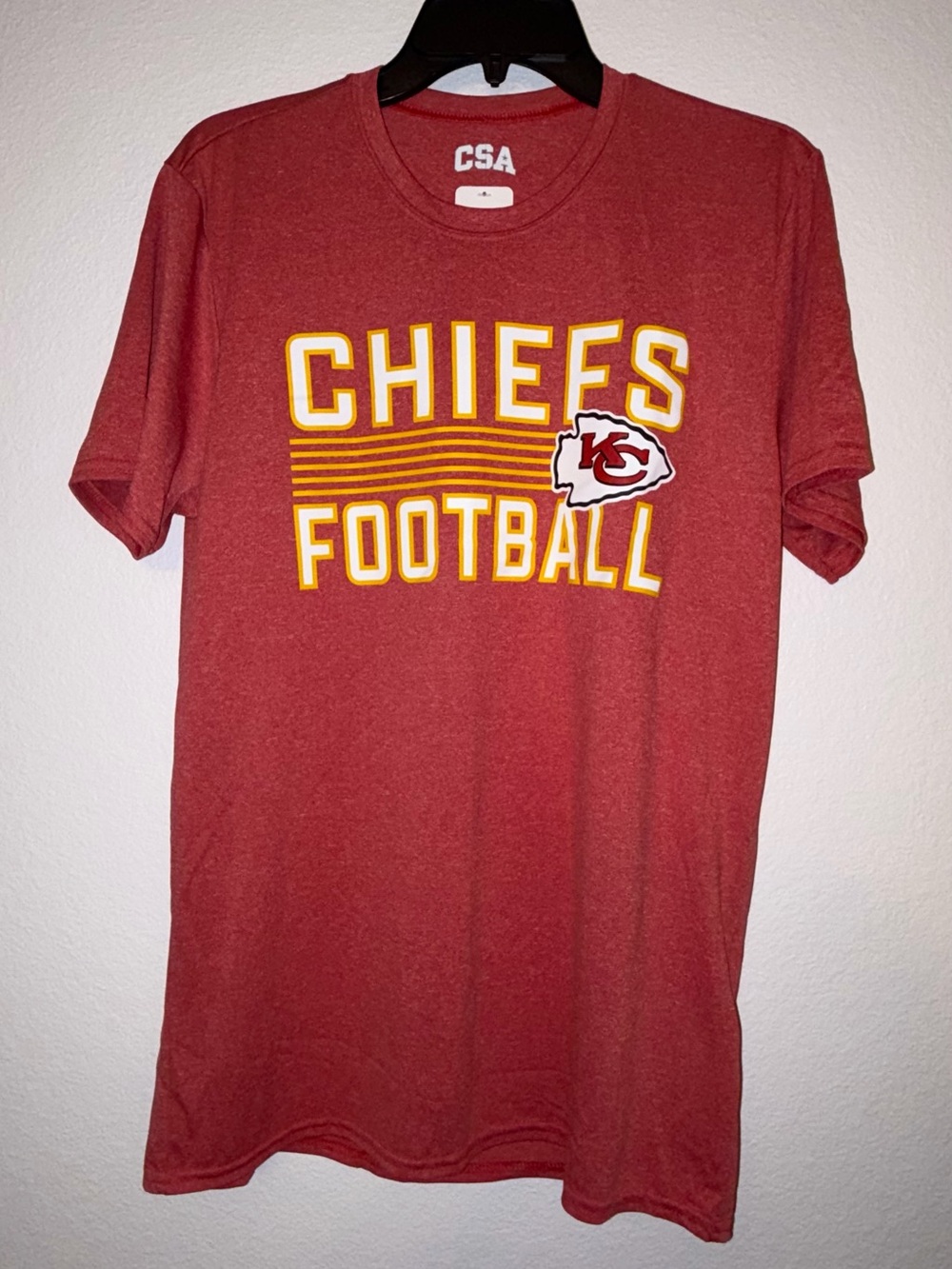 NFL Team Apparel Kansas City Chiefs Graphic T Shirt Size Medium NWT